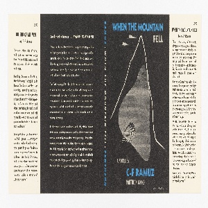 Book Cover, When the Mountain Fell by C-F Ramuz, ca. 1934