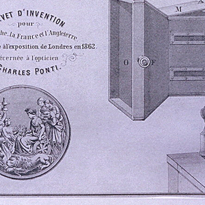 Photostat, Advertisement for a Megalethoscope, Invented by Charles Ponti, 1862–65