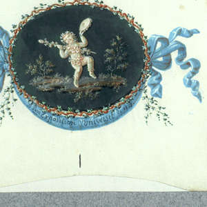 Drawing, Designs for Souvenir Fans for the 1867 Paris Exposition Universelle, 1866–67