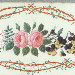 Drawing, Designs for Souvenir Fans for the 1867 Paris Exposition Universelle, 1866–67