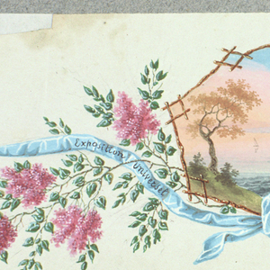 Drawing, Designs for Souvenir Fans for the 1867 Paris Exposition Universelle, 1866–67
