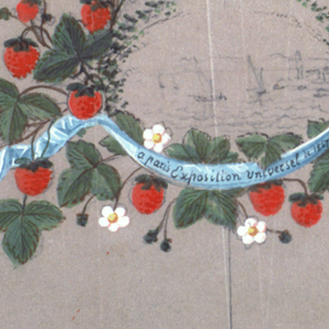 Drawing, Designs for Souvenir Fans for the 1867 Paris Exposition Universelle, 1866–67