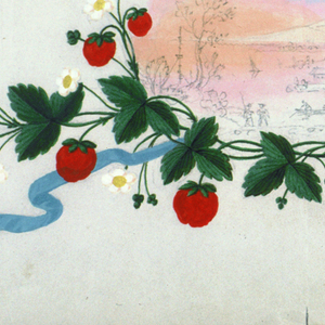 Drawing, Designs for Souvenir Fans for the 1867 Paris Exposition Universelle, 1866–67