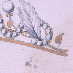 Drawing, Design for a Coronet, 1825–50