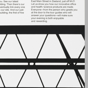 Poster, Herman Miller, Open House, ca. 1976