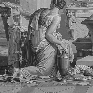 Scenic - Panel, Psyche at Her Bath, 1923