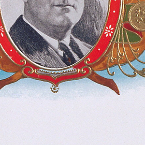 Print, "Franklin D. Roosevelt" Cigar Label, ca. 1916