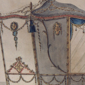 Drawing, Project for a Sedan Chair, 1770–75