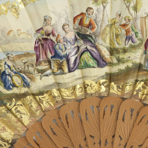 Pleated Fan, ca. 1840