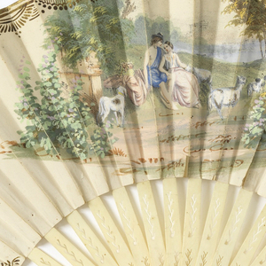 Pleated Fan, mid-nineteenth century