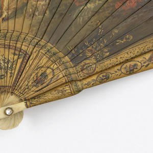 Brisé Fan And Case, late 19th century