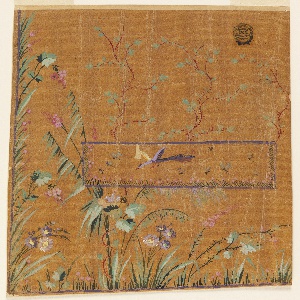 Drawing, Design for an embroidered "gilet" of the Fabrique de St. Ruf, ca. 1785