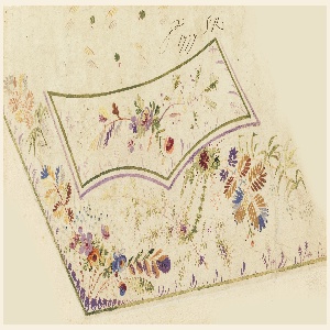 Drawing, Design for Embroidered Waistcoat, pattern 1777 of the Fabrique de St. Ruf, ca. 1785