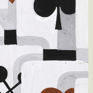 Drawing, Playing Card Motif, Textile Design, 1950–70