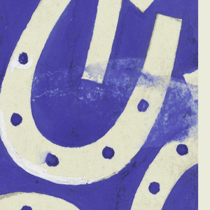 Drawing, Pattern of Horseshoes, Textile Design (1 of 2 ), 1950–70
