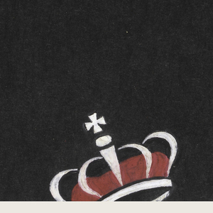 Drawing, Royal Crown Pattern, Textile Design, 1950–70