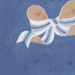 Drawing, Bow Pattern, Textile Design, 1950–70