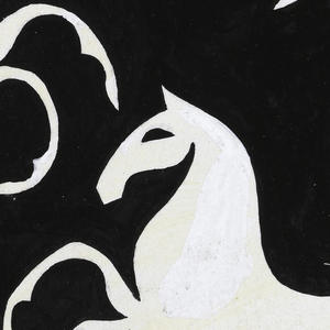 Drawing, Galloping Horse Motif, Textile Design, 1950–70