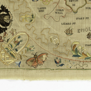 Map Sampler (England), 1801