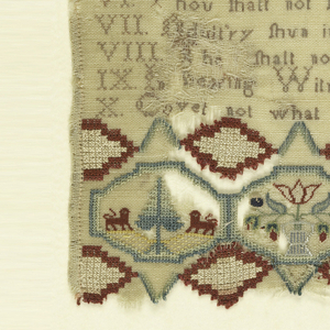 Sampler (England), 1740