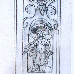 Drawing, Project: decoration for a panel, 1600–1625