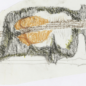 Drawing, Design for Woven Hanging "Birth of Round", 1968–69
