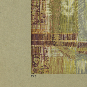 Drawing, Design for a Curtain, Beth Am Synagogue, Los Altos, California, 1968–69