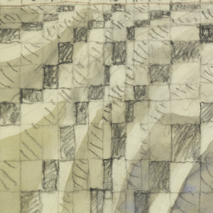 Drawing, Design for Woven Textile with Wave Pattern, 1960s–70s