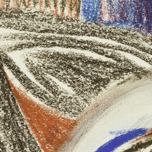 Drawing, Design for Woven Textile with Abstract Shape, 1970s