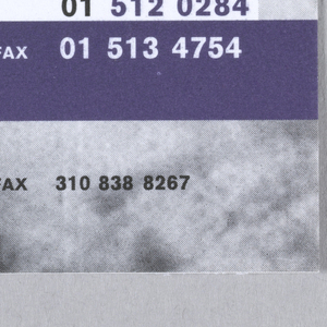 Business Card, Coop Himmelbau Wien, ca. 1980