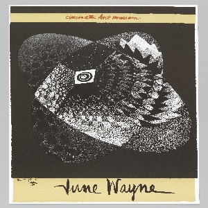 Poster, June Wayne, Cincinnati Art Museum, 1969