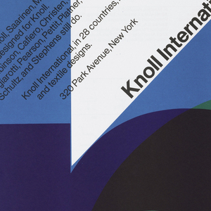 Poster, Knoll International, 1967