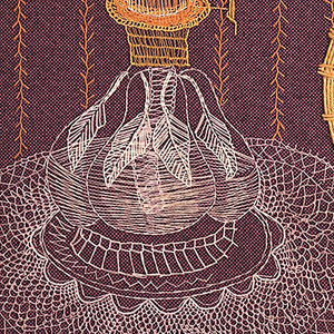 Embroidered Picture, Victoriana, 1945–47