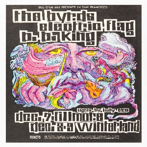 Poster, The Byrds / Electric Flag / B.B. King, 1967