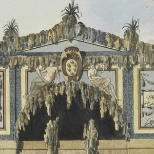 Drawing, Grotto in the Boboli Gardens, Florence, ca. 1790