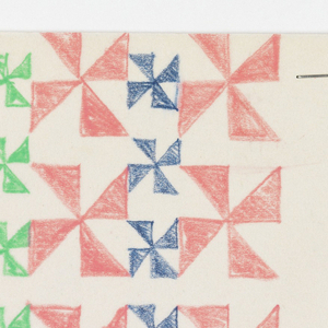 Drawing, Textile Design: Inventory Card, 1952–69