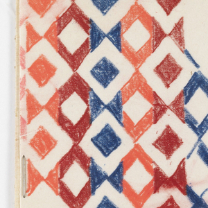 Drawing, Textile Design: Inventory Card, 1952–69