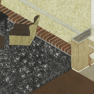 Drawing, Design for a Living Room with Dining Area, 1933–39