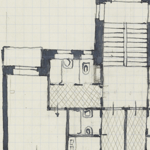 Drawing, Malfattigasse 31 (Floor Plan), 1950s