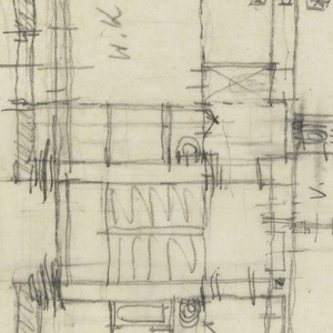 Drawing, Malfattigasse 31 (Floor Plan), 1950s