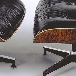 No. 670 (chair),  No. 671 (ottoman) Chair And Ottoman, 1956
