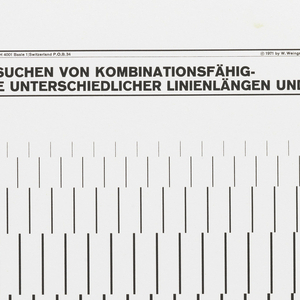 Poster, Blatt 3, Untersuchen von Kombinationsfahig..., 1971