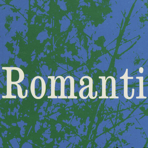 Book Cover, The Romantics: An Anthology of English Prose and Poetry, by Geoffrey Grigson, ca. 1962