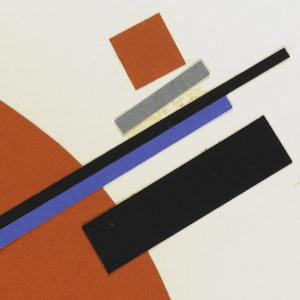 Collage, Maquette of Book Cover Design, Artists & Enemies, 1986