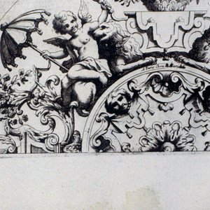 Print, Fan leaves, Second half of the set "Desseins d