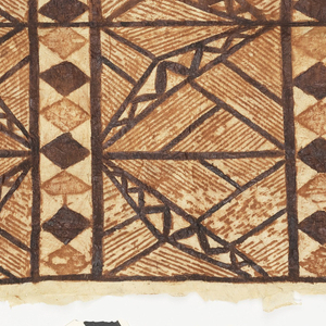 Bark Cloth, Large panel of tapa cloth, 19th or early 20th century