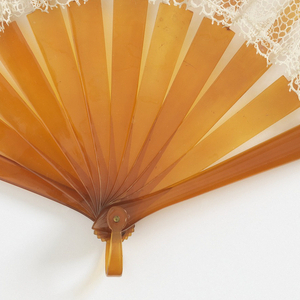 Pleated Fan And Case, late 19th century