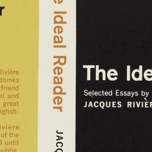 Book Cover, The Ideal Reader: Selected Essays by Jacques Rivière, 1960
