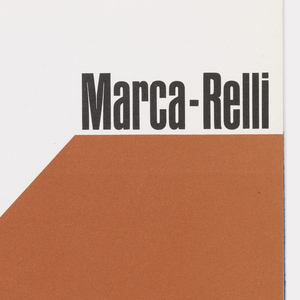 Brochure, Marca-Relli, Kootz Gallery, New York, NY, 1962