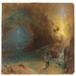 Drawing, Study for "Apotheosis to Thomas Cole", ca. 1847